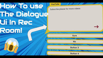 How to use the DIALOGUE UI CV2 in REC ROOM! 2025
