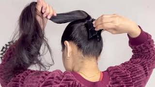 2 Bun hairstyles using clutcher | Everyday clutcher hairstyles | Juda hairstyles #hairstyles