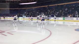 Toronto maple leafs warm up skate - november 3, 2016 vs buffalo sabres