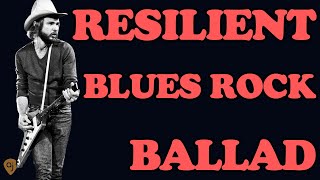 Resilient Blues Rock Ballad Jam Guitar Backing Track G Major