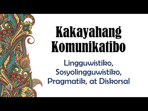 KAKAYAHANG KOMUNIKATIBO -