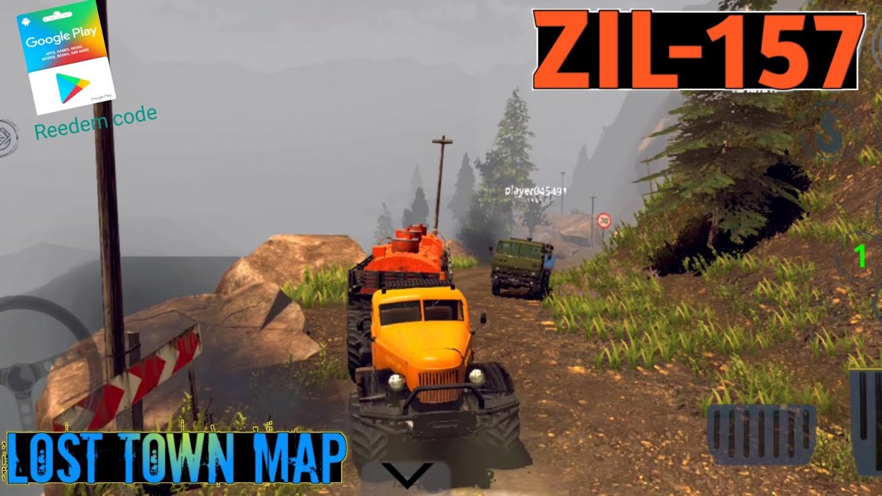 Lost Town Map Rthd ZIL-157 TRUCK || LOST TOWN MAP || RTHD GAMEPLAY WITH REEDEM CODE || # ...