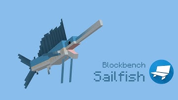 Sailfish - Blockbench Creation Timelapse