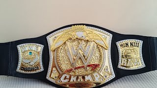 WWE Spinner Championship Belt from TEMU ! #temu #wwe #belt #replica