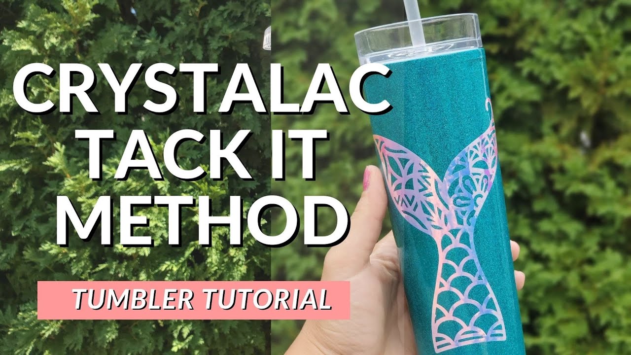 How to Hang Method Glitter a Tumbler using Crystalac Extreme