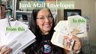 What To Do With All Those Junk Mail Envelopes  Let's Sort and Make Junk Mail Envelope Pockets