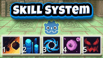 Skill & Action Bar - RPG System Design - Godot 4