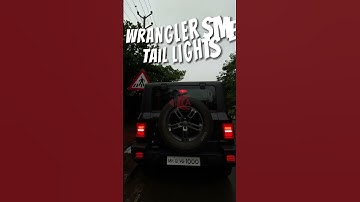 Thar Installed Wrangler Style Tail Lamp With Reflector 🥵💥 Available 👇