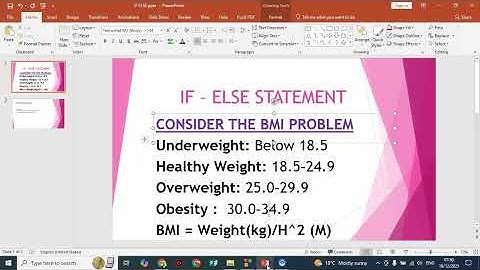 BMI   using IF ELSE IN C PROGRAMMING PART2