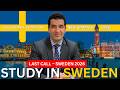 Study in Sweden 2026 from Pakistan | September Intake 90+ Visa Approval Admission & Expenses Guide