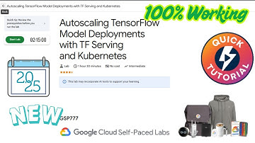 Autoscaling TensorFlow Model Deployments with TF Serving and Kubernetes #GSP777 #qwiklabs