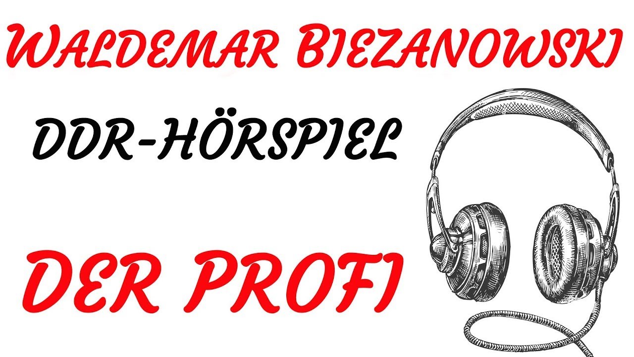 DDR KRIMI Hörspiel - Waldemar Biezanowski - DER PROFI (1987)