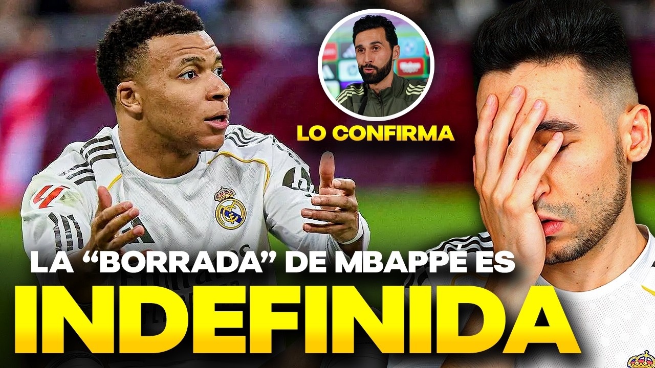 🚨¡La LESIÓN de MBAPPÉ es INDEFINIDA! ¿SE BORRA? SIN CENTRALES vs GETAFE