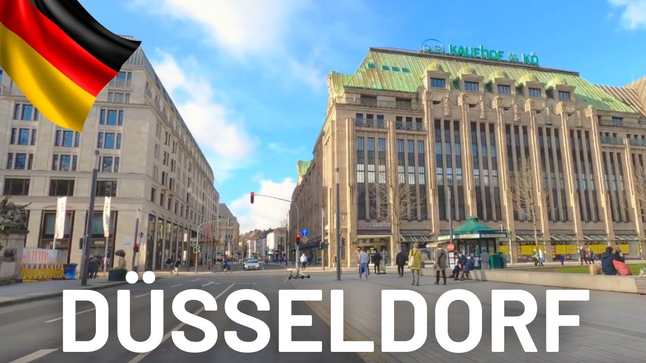 Update New DUSSELDORF Driving Tour 2021 🇩🇪 Düsseldorf Germany 4K Video Tour