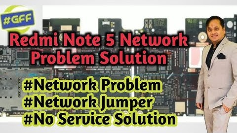 Redmi Note 5 Network Problem Solution|No Network Solution|Network Jumper|No Service Solution.