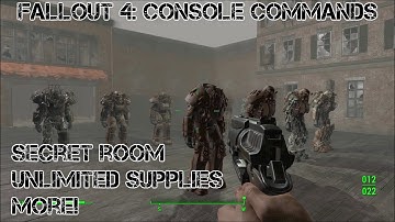 Fallout 4: Unlimited Caps, Items, the Secret Room, and GOD MODE!