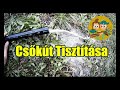 Csőkút tisztítása / well cleaning