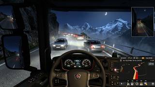 The Most Difficult Night Drive in Euro Truck Sim 2