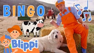 BINGO Song with Blippi! | Brand New BLIPPI Dog Song | Fun Educational Songs For Kids