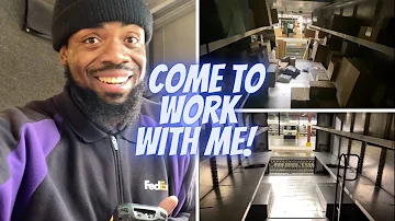 DAY IN THE LIFE: FEDEX GROUND DELIVERY DRIVER!