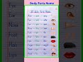 10 Body Parts Name | Body Parts Name in English | शरीर के अंगों के नाम | Human Body Parts Name