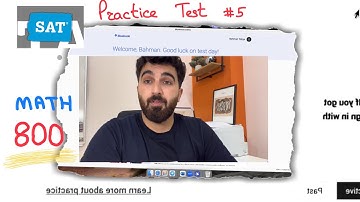 Digital SAT Math Practice Test 5 | Full Solutions – 800 Score