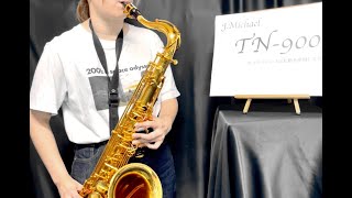 安い テナーサックス Jマイケル TN-900 試奏 仕様 解説 管楽器 初心者 サックス J Michael Tenor saxophone