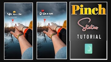 HOW TO MAKE PINCH LYRICS STATUS VIDEO | STATUS VIDEO KAISE BANAYE |SAROJSAWAR