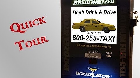 Boozelator® 5000 BAC Vending Machine - Quick Tour