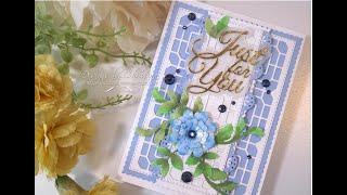 Perfect Panels & Lovely Layers - A2 Card