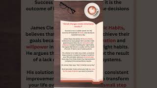 Small changes create big results... Atomic Habits summary# #shortvideo #finance #shorts #books