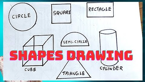 Math Shapes Drawing | Draw Maths Shapes 2D | Geometrical Shapes Drawing / #shapesdrawing