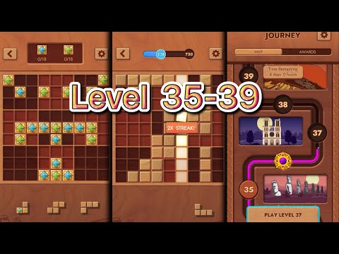 Woodoku level 35 36 37 38 39 Journey Gameplay Walkthrough iOS Android