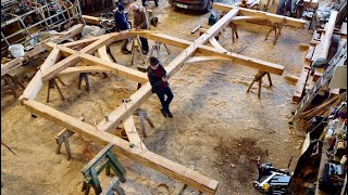 Timber Framed Barn Part 10 Cross Frame One Complete by Kris Harbour Natural Building 164,595 views 1 year ago 26 minutes