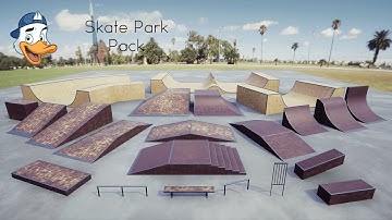 Skate Park Pack 3d models for Unreal Engine 4