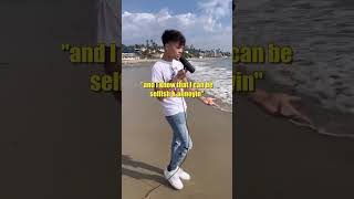 Lil XXEL sings his way in to the ocean! 🤣🤣