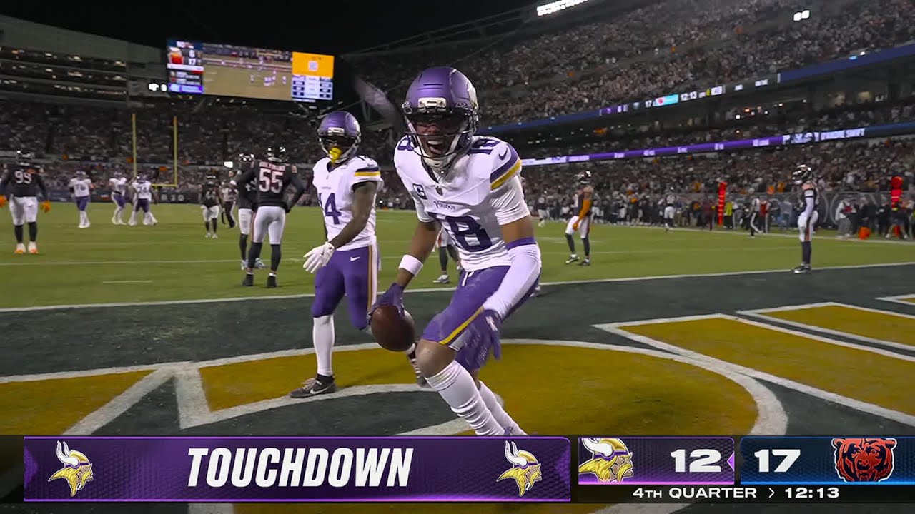 J.J. McCarthy FIRST NFL Touchdown Pass To Justin Jefferson 🔥