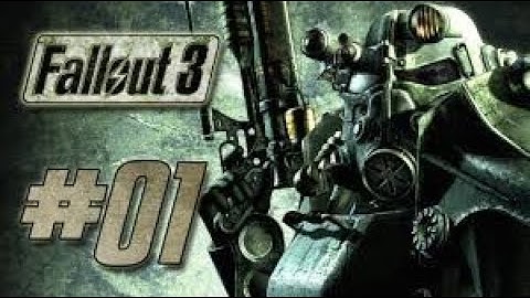 Playing Fallout 3 Part 1 || Escaping the Vault 101 || On old PC