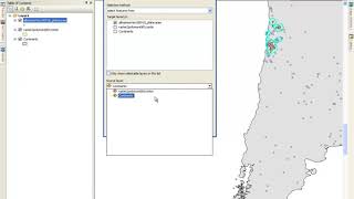 Arcmap Select points by selected polygon