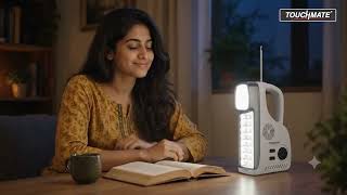 Multi-functional LED Emergency Light With FM | TM-EML202WR