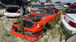 INSANE Find at a Texas Junkyard - Junked Datsun with Rare Body Kit #280zx #datsun #junkyard