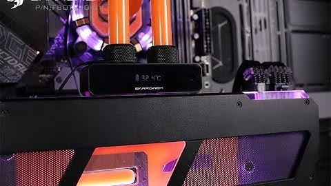 Barrowch FBQTS90-01: 90 Degree OLED Temperature Display GPU Block Terminal Installation Guide