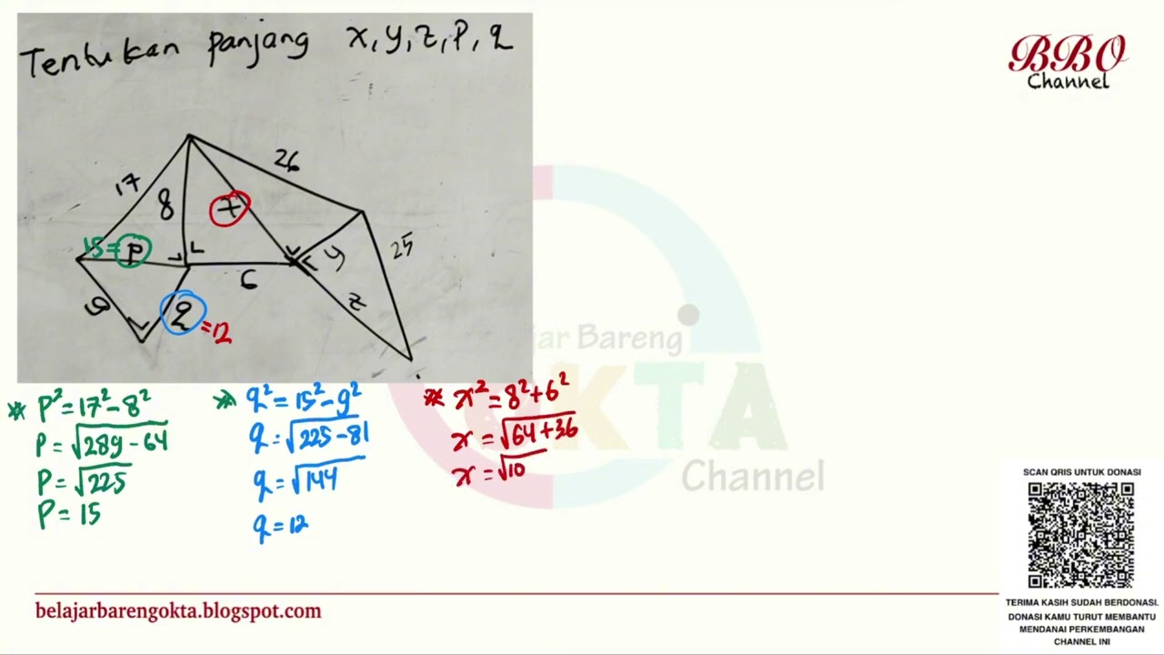 Solving Complex Geometry Problems | Using Pythagorean Theorem for Multiple Triangles