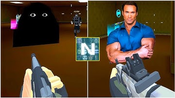 Nextbots Sandbox in Backrooms Shooter Gameplay 421 ,Sandbox Android Games  ios Walkthrough Simulator