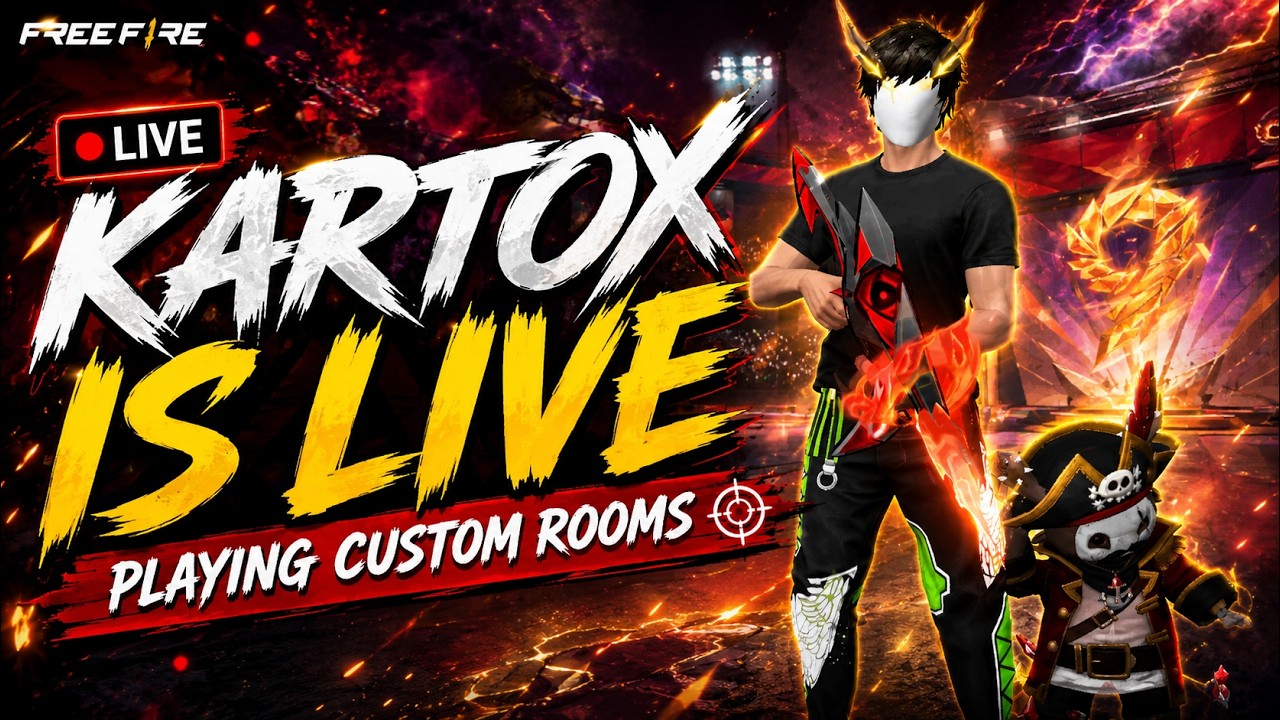 🔴 KARTOX IS LIVE | CUSTOM ROOMS khotarnak #nonstopgaming #trending #shortsfeed #shorts