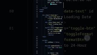 ⏰ javascript digital clock tutorial | live time using html css js