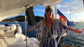 Sailing to Bequia