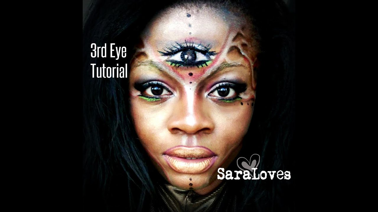Third Eye Make Up Fancy Dress Halloween Tutorial By SaraLoves