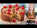 Easy Raspberry Ricotta Cake Recipe | Delicious, simple cake for breakfast or dessert!