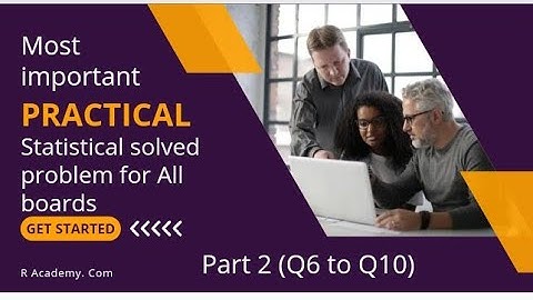 Most important solved statistics practical for ics 1 and combined ics 2 || FBISE Islamabad || Stat-1